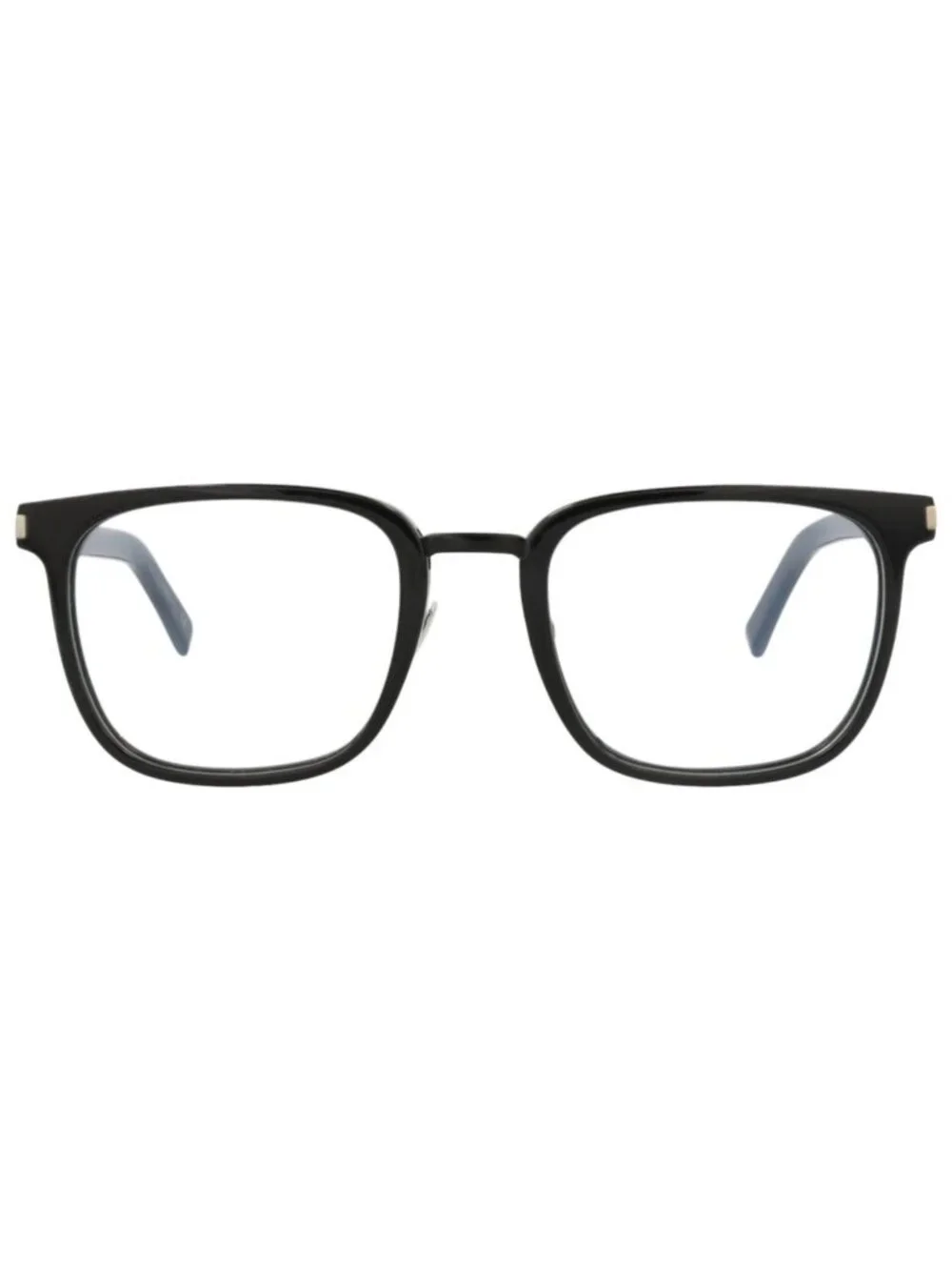 New Saint Laurent Women's Eyeglasses Square Rectangle Acetate Frame Mens Black